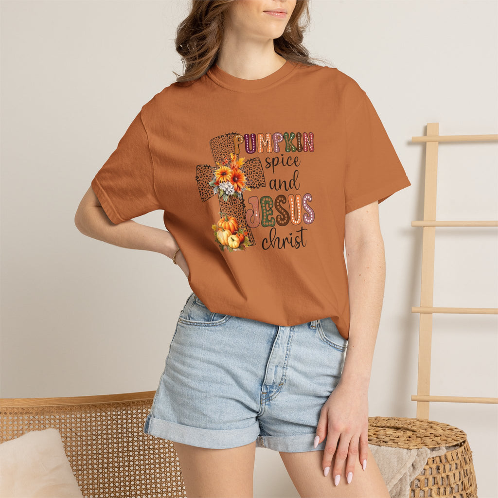 Pumpkin Spice and Jesus Tee