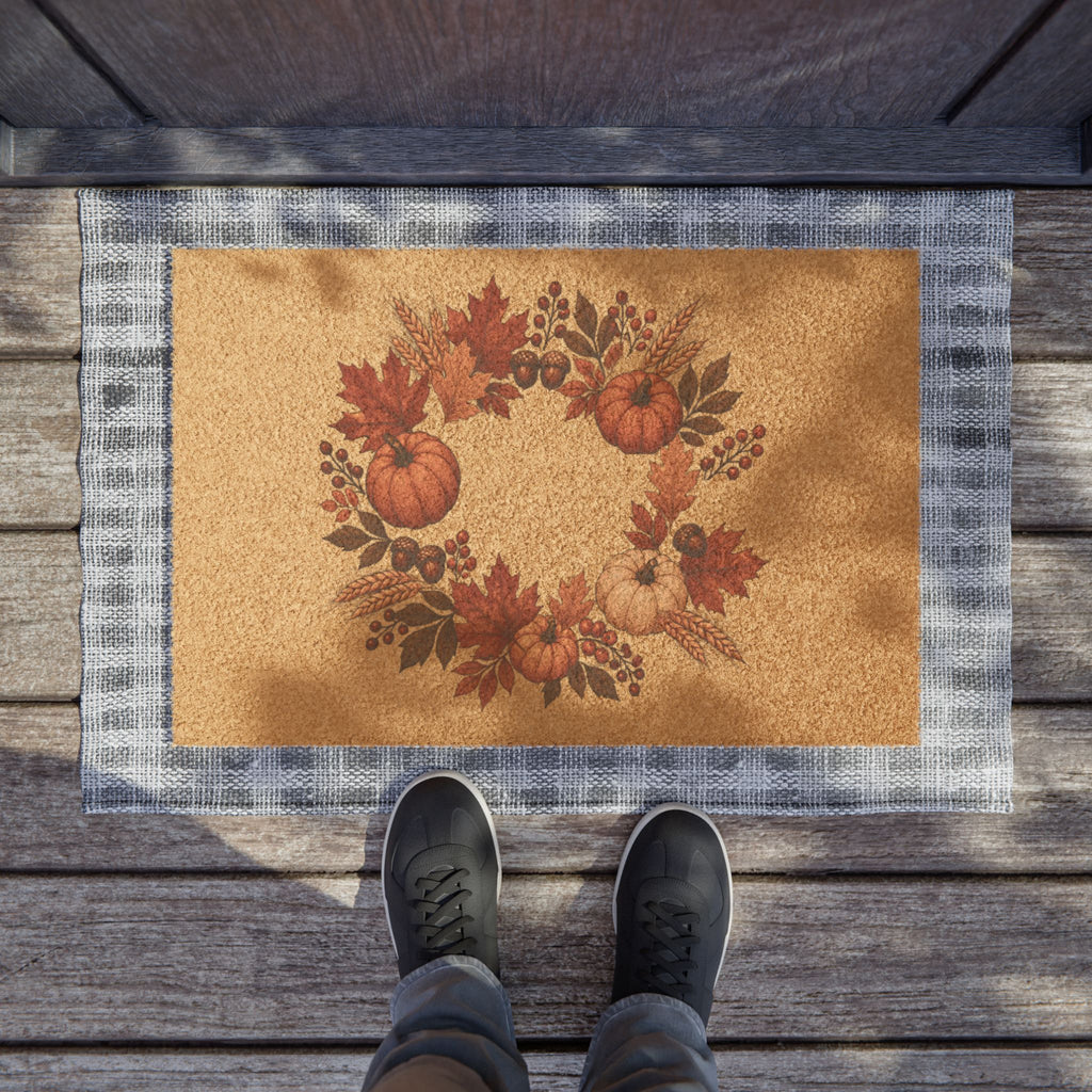 Fall Harvest Front Door Mat