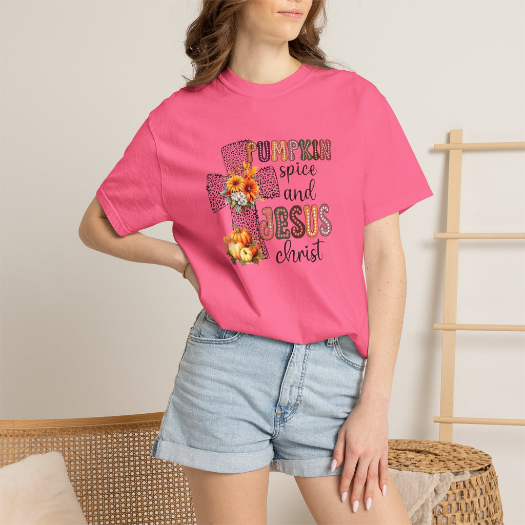 Pumpkin Spice and Jesus Tee